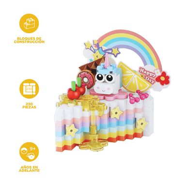 Bloques happy food crepe arcoíris serie miniso -  Miniso