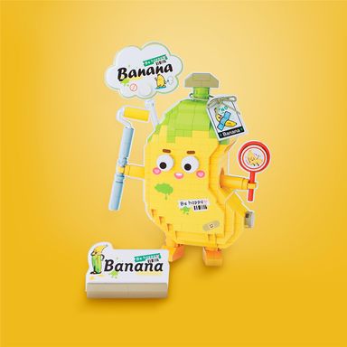 Bloques happy food plátano serie miniso -  Miniso