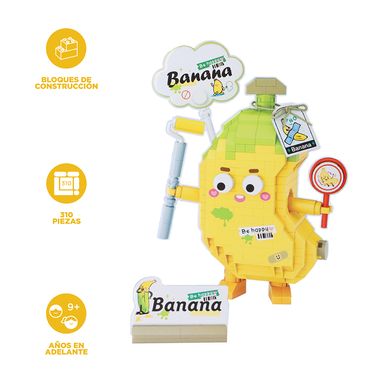 Bloques happy food plátano serie miniso -  Miniso