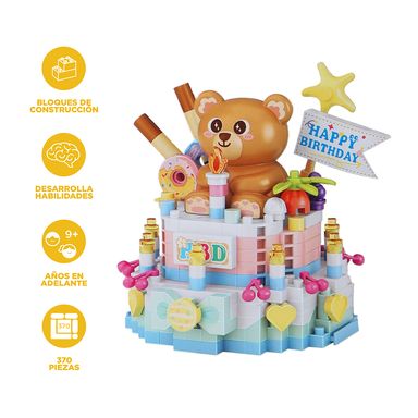 Bloques happy food pastel de oso serie miniso -  Miniso