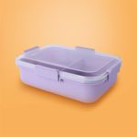 Taper-fiambrera-de-3-compartimentos-de-color-en-contraste-con-cuchara-1350-ml-p-rpura-Miniso-2-28380