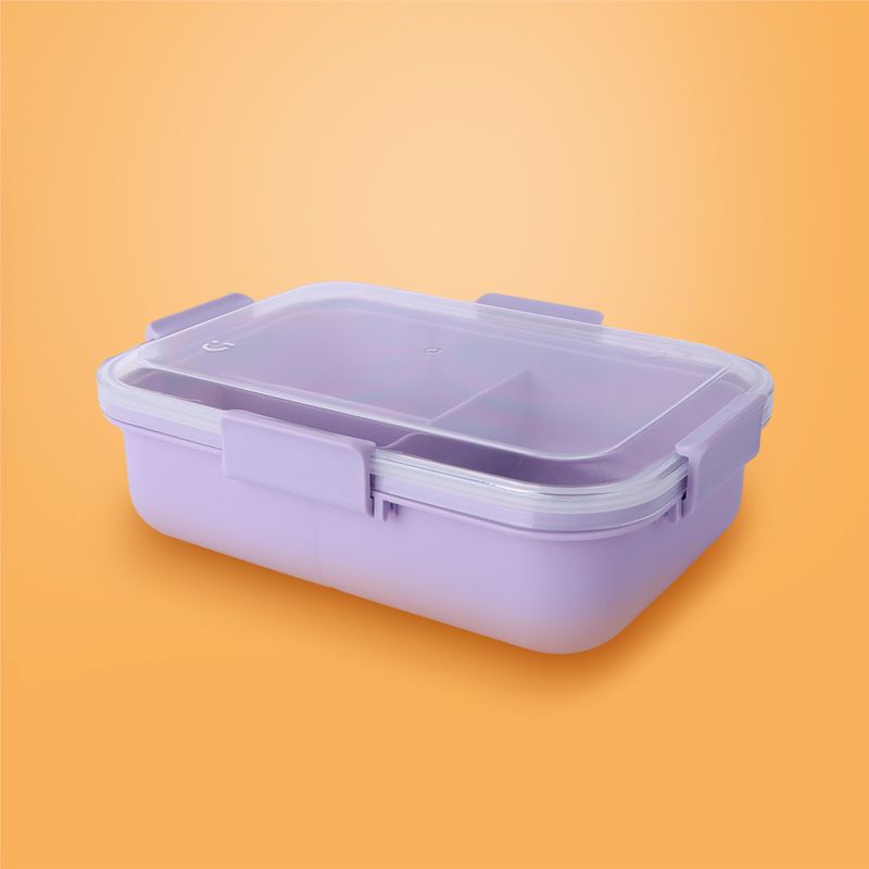 Taper-fiambrera-de-3-compartimentos-de-color-en-contraste-con-cuchara-1350-ml-p-rpura-Miniso-2-28380