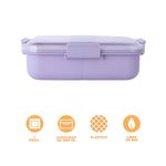 Taper-fiambrera-de-3-compartimentos-de-color-en-contraste-con-cuchara-1350-ml-p-rpura-Miniso-3-28380
