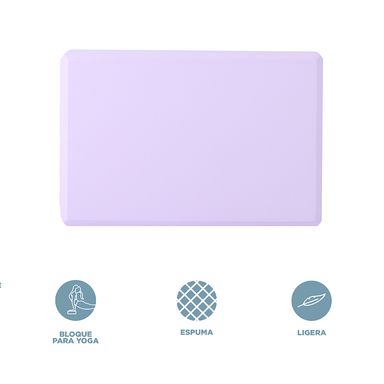 Bloque de yoga de color simple de nueva serie de colores púrpura -  Miniso