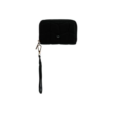Cartera mediana para mujer miniso serie hojas acolchado negro -  Miniso
