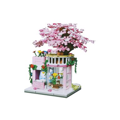 Bloques flor paisaje urbano sakura serie mini family -  Mini Family