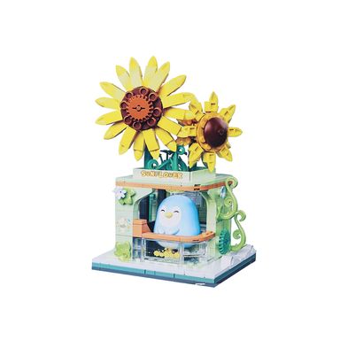 Bloques flor paisaje urbano girasol serie mini family -  Mini Family