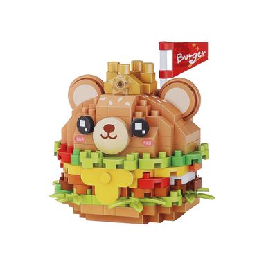 Bloques happy food bear burger serie miniso -  Miniso