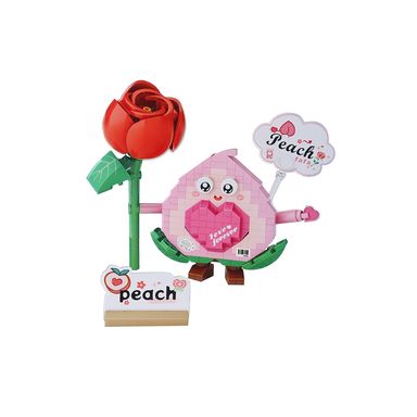 Bloques happy food melocotón serie miniso -  Miniso