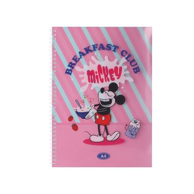 Cuaderno a4 encuadernado con alambre 60 hojas serie mickey mouse disney -  Disney