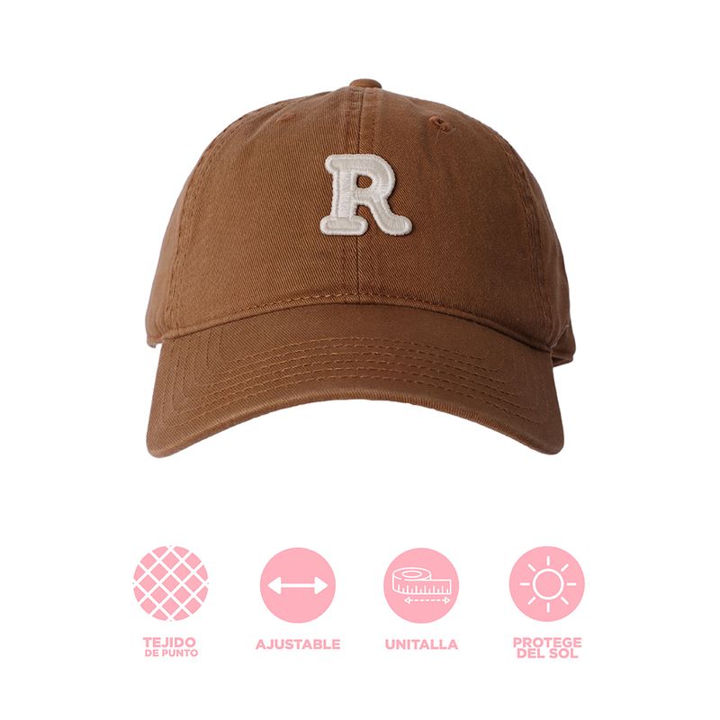 Gorra-de-be-sbol-miniso-letra-r-cafe-claro-Miniso-3-19763