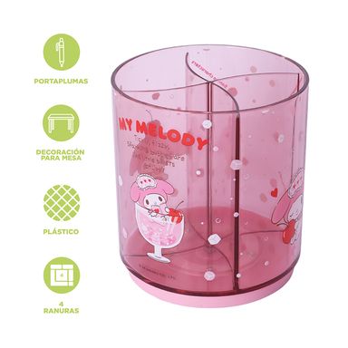 Portalapiceros giratorio de 4 rejillas my melody serie sanrio -  Sanrio
