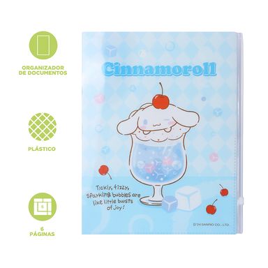 Porta documentos 6 en 1 cinnamoroll serie sanrio -  Sanrio