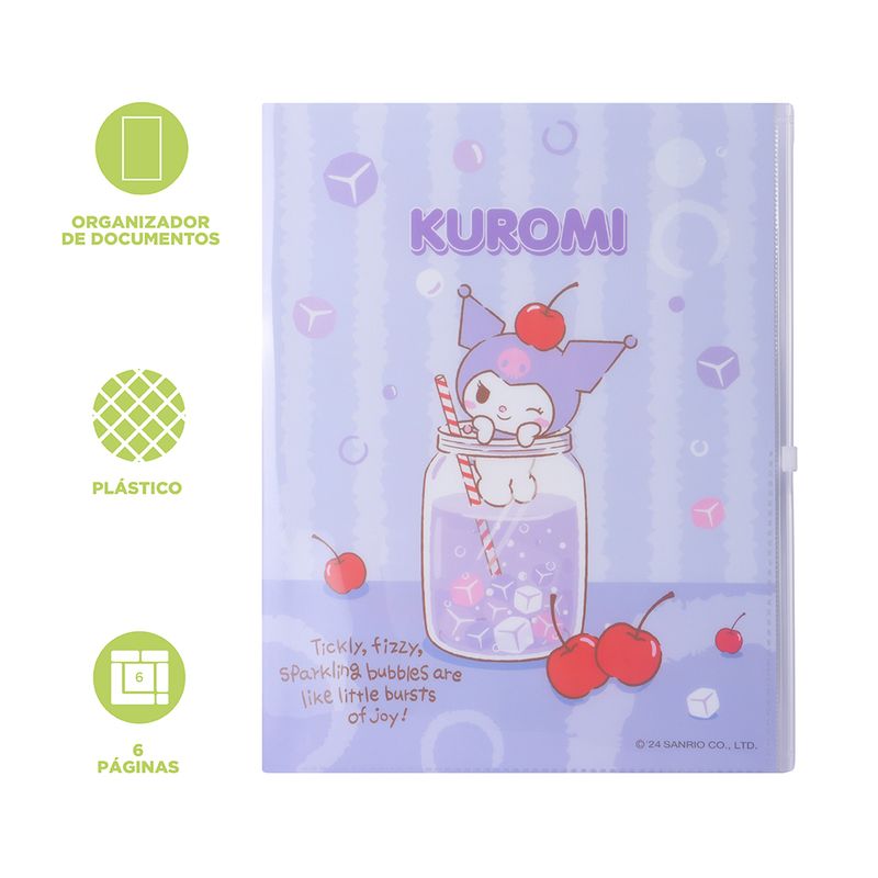 Porta-documentos-6-en-1-kuromi-serie-sanrio-Sanrio-3-28346