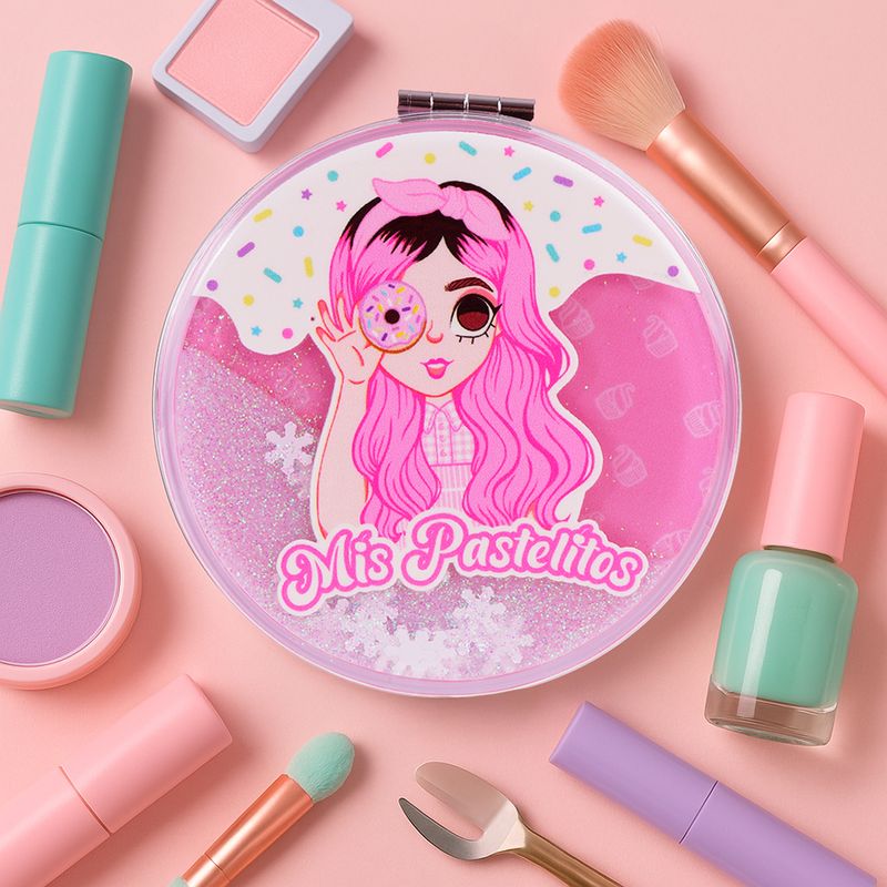 Espejo-port-til-glitter-de-doble-cara-de-la-serie-mis-pastelitos-gris-Mis-Pastelitos-6-27849