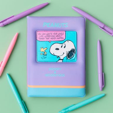 Cuaderno antiestres b6 puzzle 64 hojas serie snoopy -  Snoopy Colorful Vintage