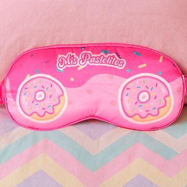 Antifaz para dormir miniso colección mis pastelitos donitas con chispas -  Mis Pastelitos
