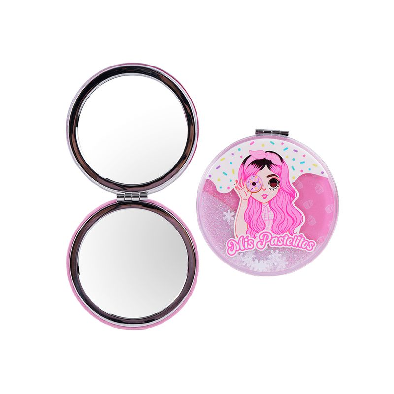 Espejo-port-til-glitter-de-doble-cara-de-la-serie-mis-pastelitos-gris-Mis-Pastelitos-1-27849