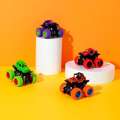 Carro de juguete de dibujos animados colores mixtos  8.5*8.5*7.5cm -  Miniso