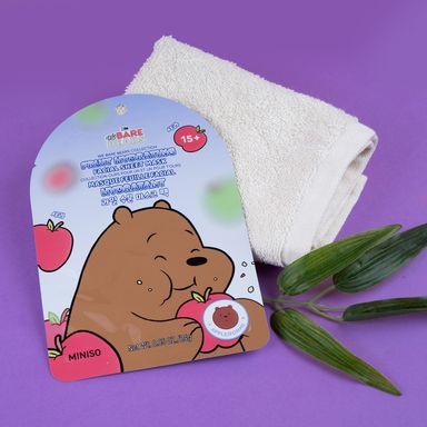Mascarilla facial hidratante de frutas manzana -  We Bare Bears