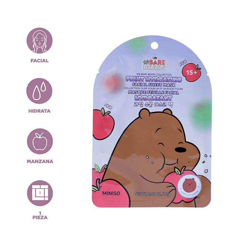 Mascarilla-facial-hidratante-de-frutas-manzana-We-Bare-Bears-3-28034