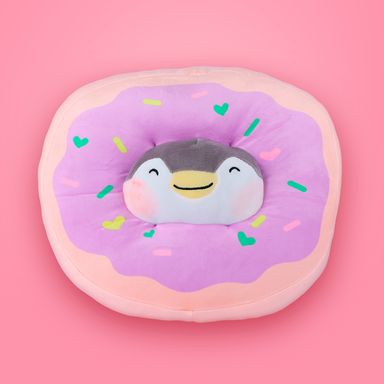 Cojín de dona de dibujos animados pinguino serie miniso -  Miniso