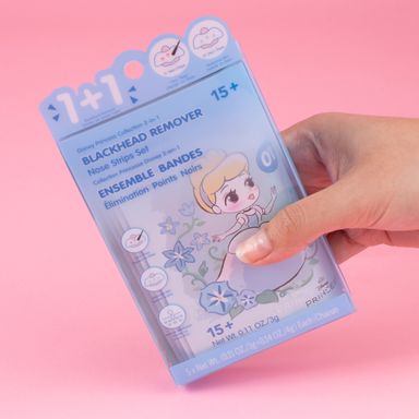 Juego de tiras nasales para eliminar puntos negros 2 en 1 de la colección disney princess -  Princesas Disney