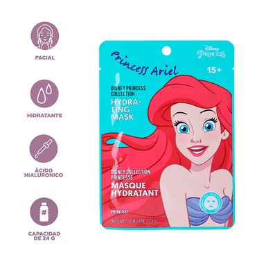 Mascarilla hidratante disney princess series hyaluronic acid -  Princesas Disney