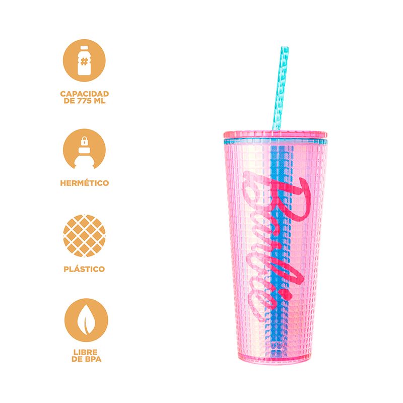Tomatodo-de-pl-stico-barbie-shining-collection-vaso-de-doble-pared-con-sorbete-775-ml-Barbie-4-28101