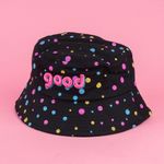 Sombrero-infantil-bucket-puntos-de-colores-negro-Miniso-4-28130