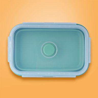 Taper para alimentos plegable de silicona de color solido 800 ml verde -  Miniso