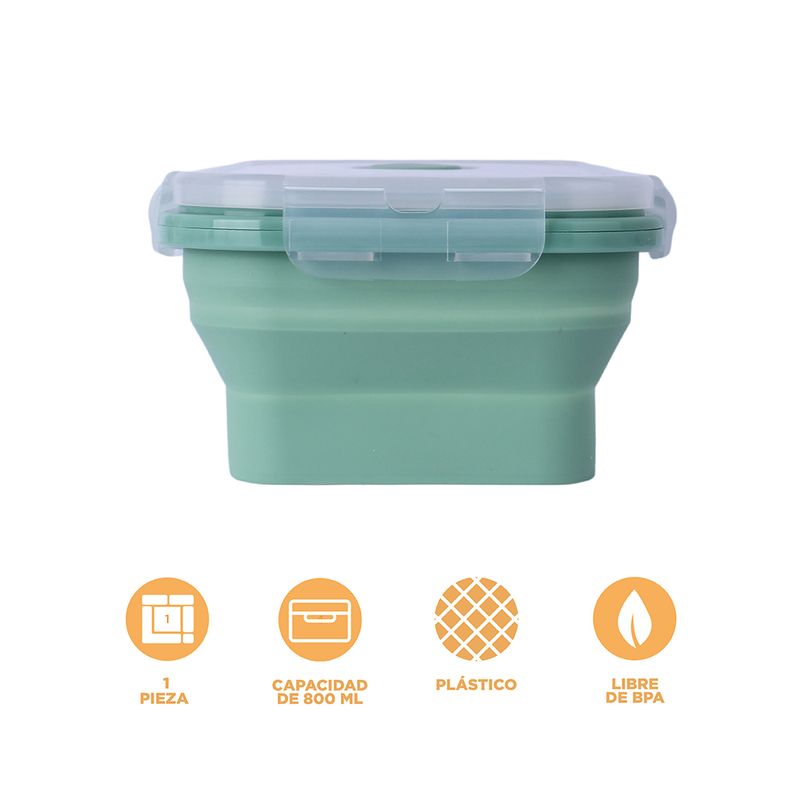Taper-para-alimentos-plegable-de-silicona-de-color-solido-800-ml-verde-Miniso-3-28133
