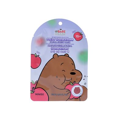 Mascarilla facial hidratante de frutas manzana -  We Bare Bears