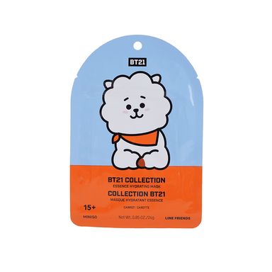 Mascarilla hidratante esencia colección bt21 zanahoria -  BT21
