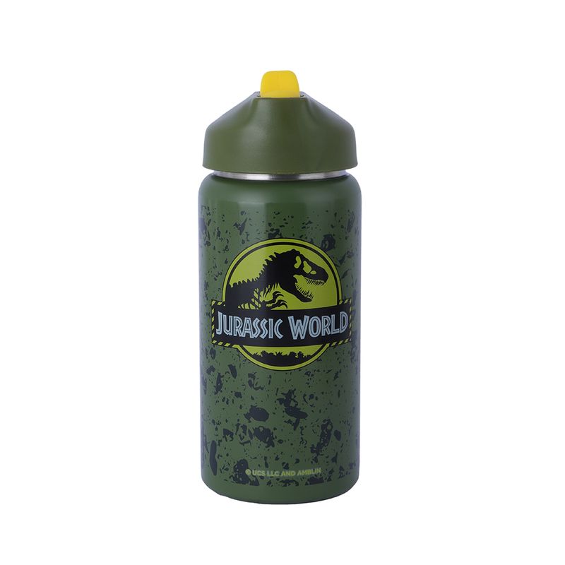 Tomatodo-de-acero-con-asa-para-ni-os-jurassic-world-550-ml-verde-oscuro-Jurassic-World-1-28122