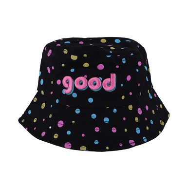 Sombrero infantil bucket puntos de colores negro -  Miniso