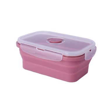 Taper para alimentos plegable de silicona de color solido 800 ml rojo -  Miniso