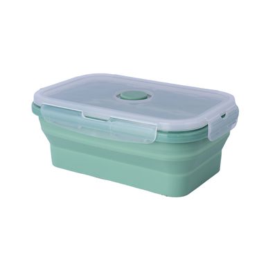 Taper para alimentos plegable de silicona de color solido 800 ml verde -  Miniso