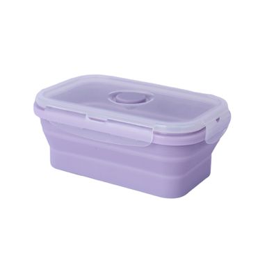 Taper para alimentos plegable de silicona de color solido 800 ml purpura -  Miniso