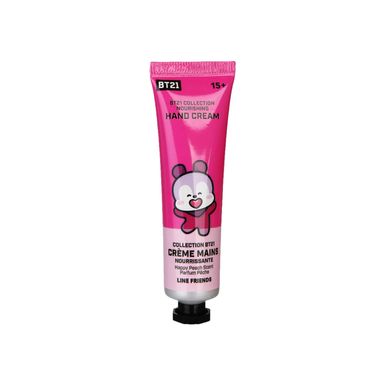 Crema de manos nutritiva serie bt21 happy peach scent -  BT21