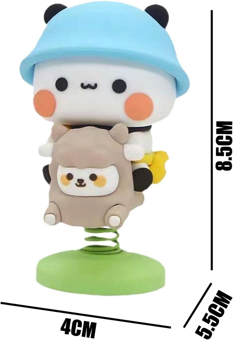 Llavero-3d-panda-sobre-caballo-resorte-multicolor-Miniso-3-28172