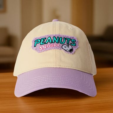 Gorra de béisbol colección snoopy serie colorful vintage lila -  Snoopy Colorful Vintage