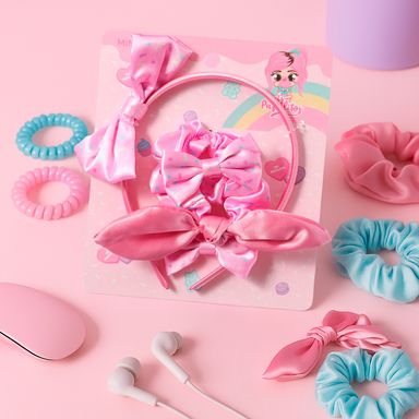 Set infantil de accesorios para cabello mis pastelitos vinchas y pasadores -  Mis Pastelitos
