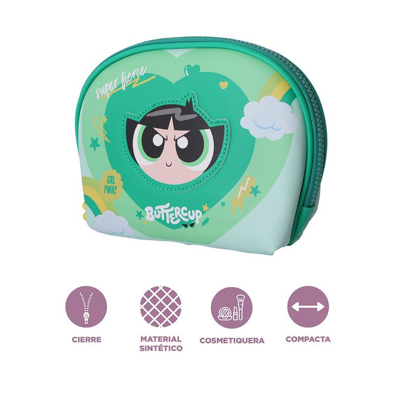 Cosmetiquera-circular-powerpuff-girls-verde-Las-Chicas-Superpoderosas-3-27940