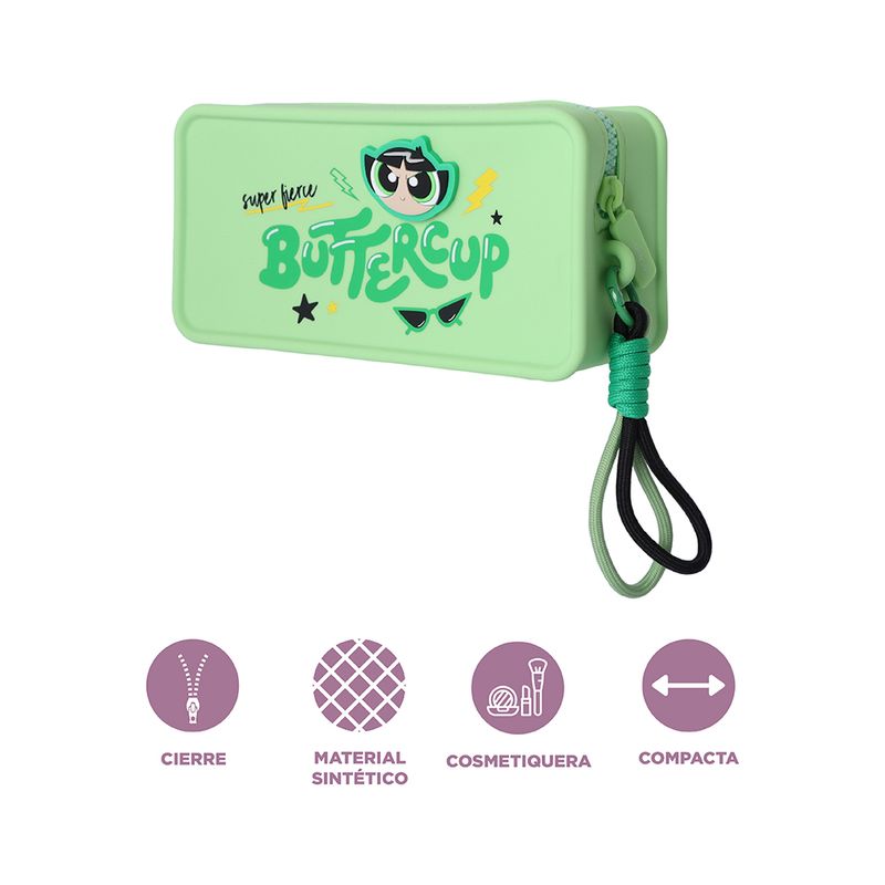 Cosmetiquera-silicon-cuadrada-powerpuff-girls-verde-Las-Chicas-Superpoderosas-3-27980
