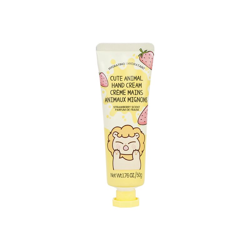 Cute-animal-serie-crema-de-manos-fresa-Miniso-1-28018