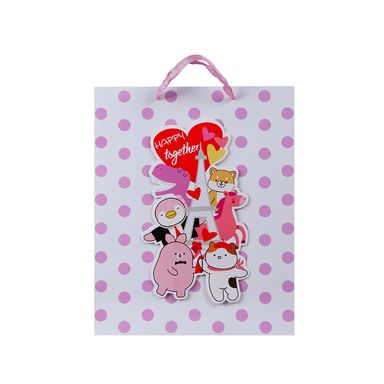 Bolsa de regalo 26cm x 11cm x 32cm mini family de san valentín bolsa grande en 3d -  Miniso