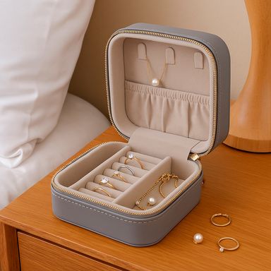 Organizador tipo joyero cuadrado serie miniso -  Miniso