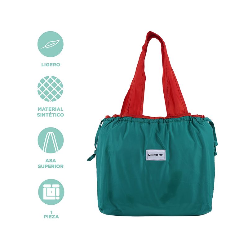 Organizador-para-viaje-bolso-de-compras-plegable-de-moda-verde-Miniso-3-26235