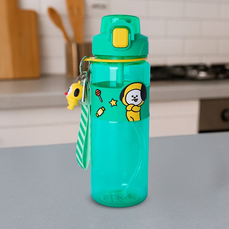 Tomatodo-de-pl-stico-colecci-n-bt21-con-correa-y-funda-800-ml-chimmy-verde-BT21-2-28270